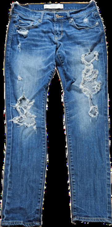 Abercrombie  Fitch Pants - Abercrombie & Fitch Women's Jeans Blue W27 L29 Distressed Stretch Skinny